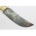 Dagger Knife Full Damascus Steel Blade Chip Handle Handmade D135